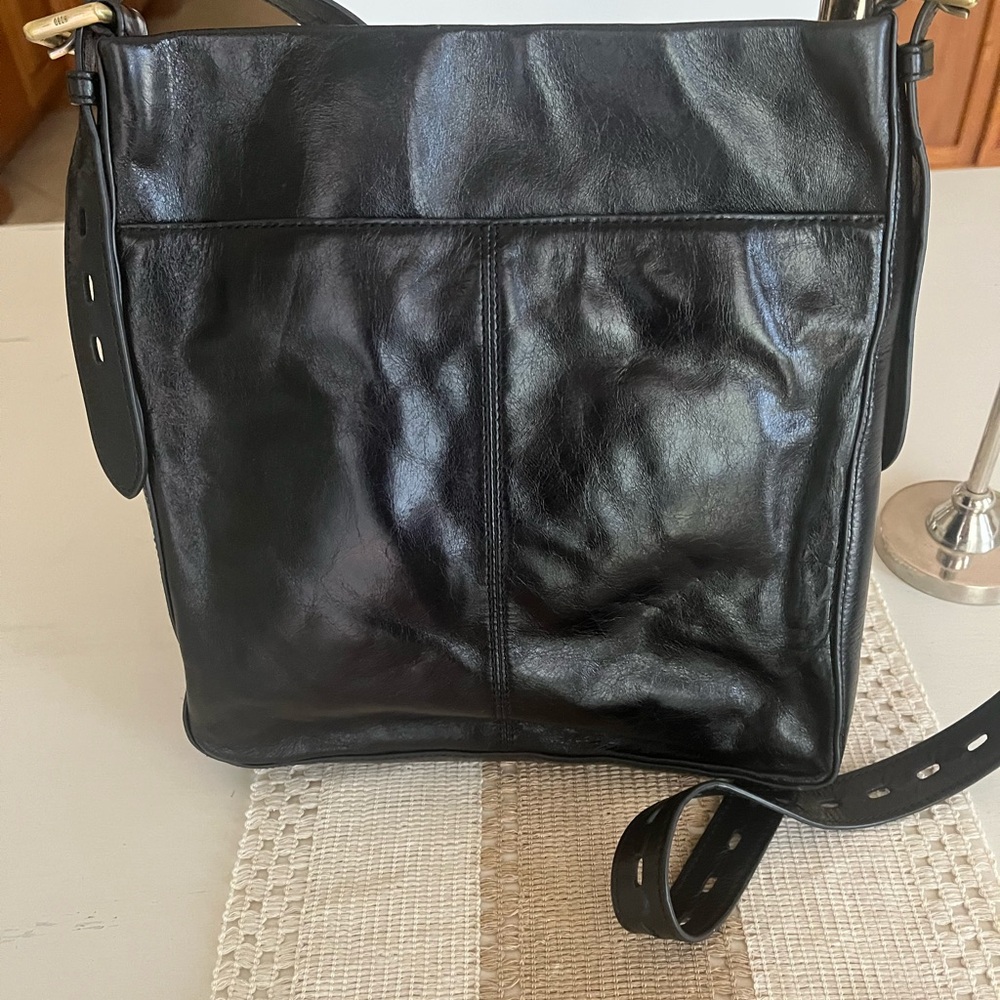 HOBO Black Leather Crossbody Bag - Picture 3 of 5